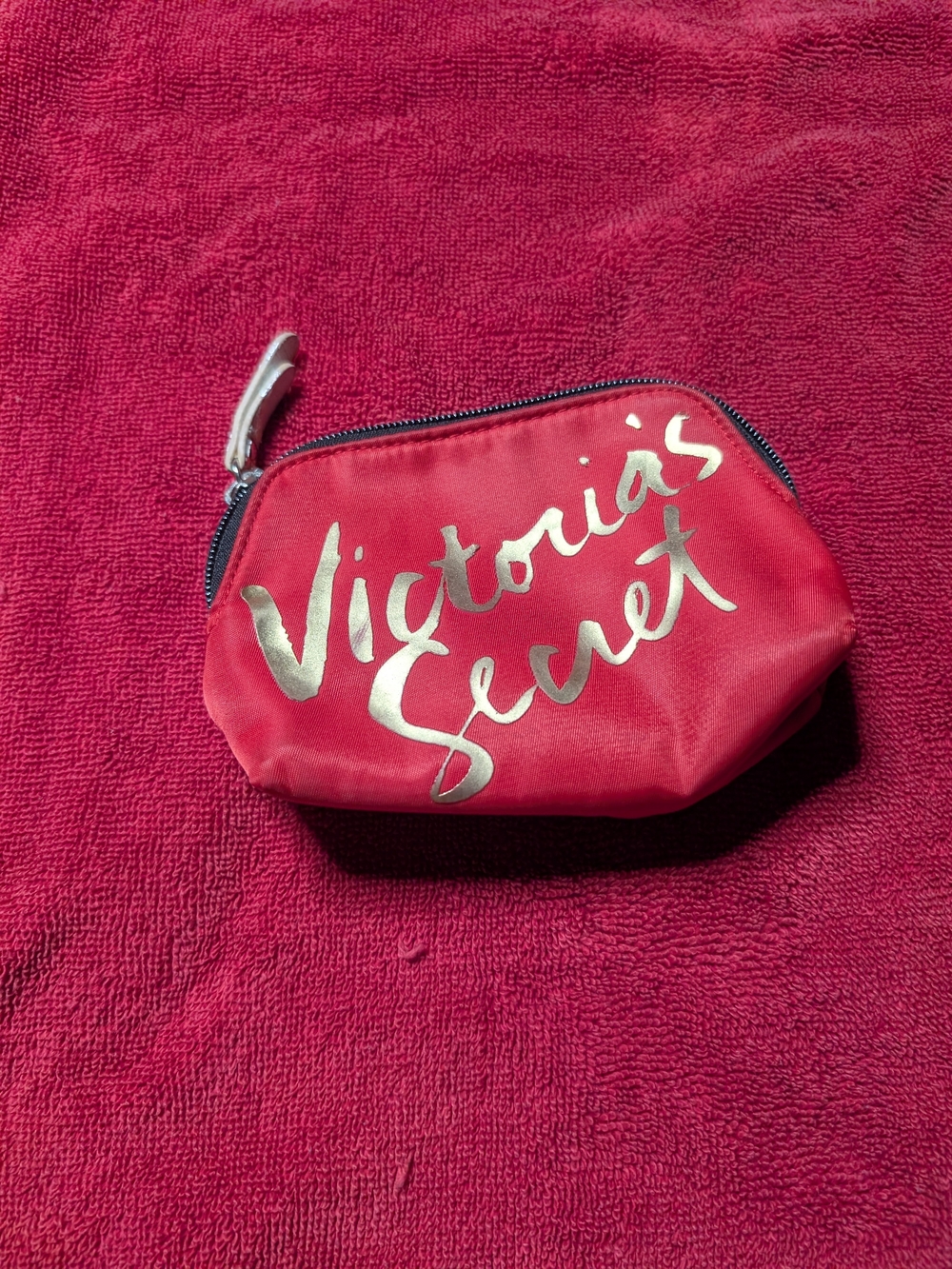 Victoria's Secret Red Cosmetic Pouch